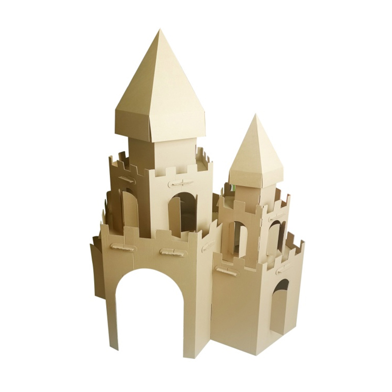 Fairy Tale Castle - Kids Art and Craft for Indoor and Outdoor Fun, Color, Draw, Doodle – Decorate and Personalize a Cardboard Fort
