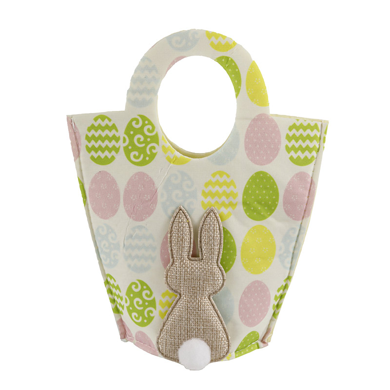 Easter printed egg storage basket