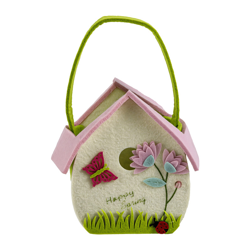 Easter printed egg storage basket