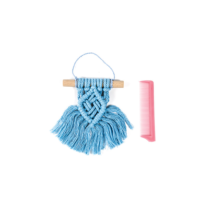 Mini hand-woven tassel wall hanging decorative mini skirt pendant tapestry
