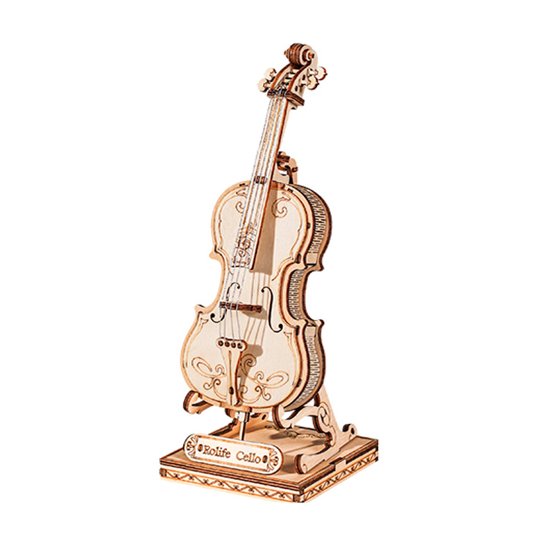 CelloCello 3d puzzle toy eco-friendly wooden holiday gift Cello