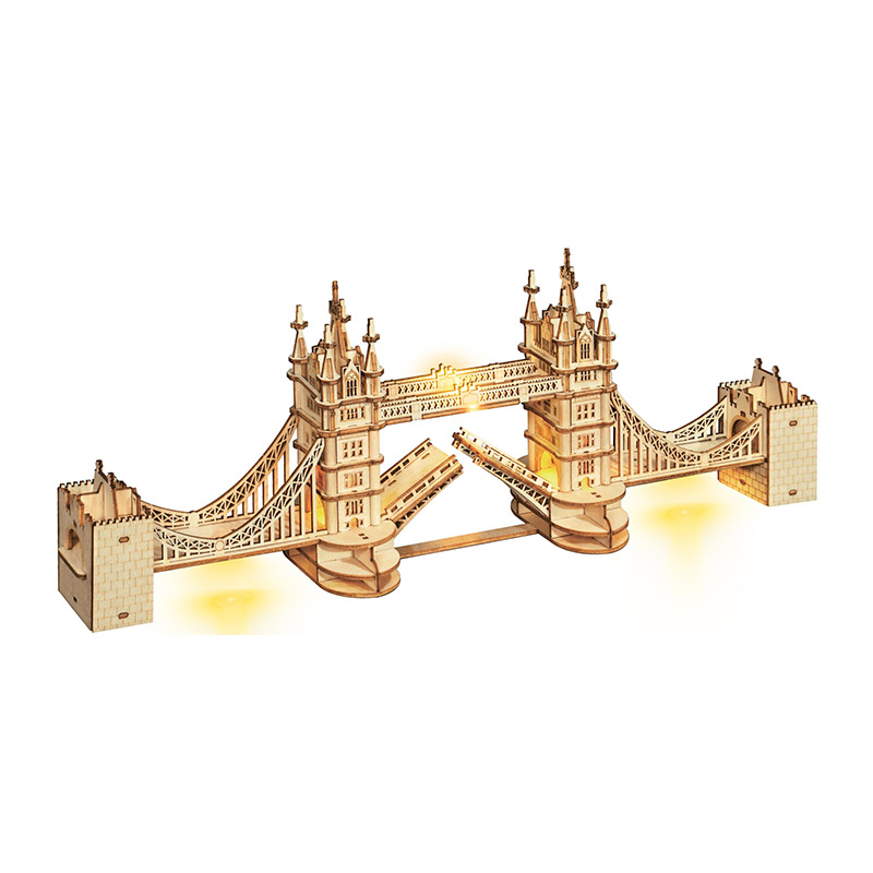 London Bridge mini-building creative gifts to develop intellectual toys