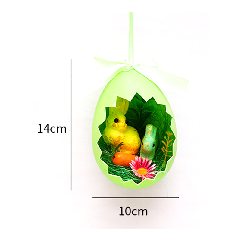 Beautiful Bright Color Good Quality Easter Egg Pendant 