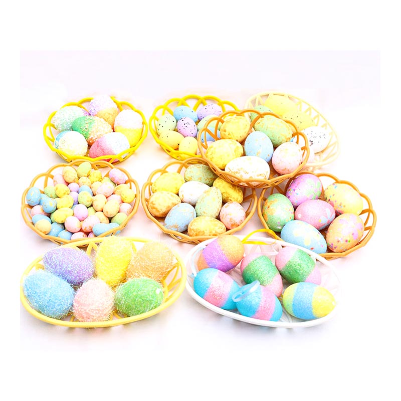 Foam Colourful Beautiful Printing  Easter Eggs