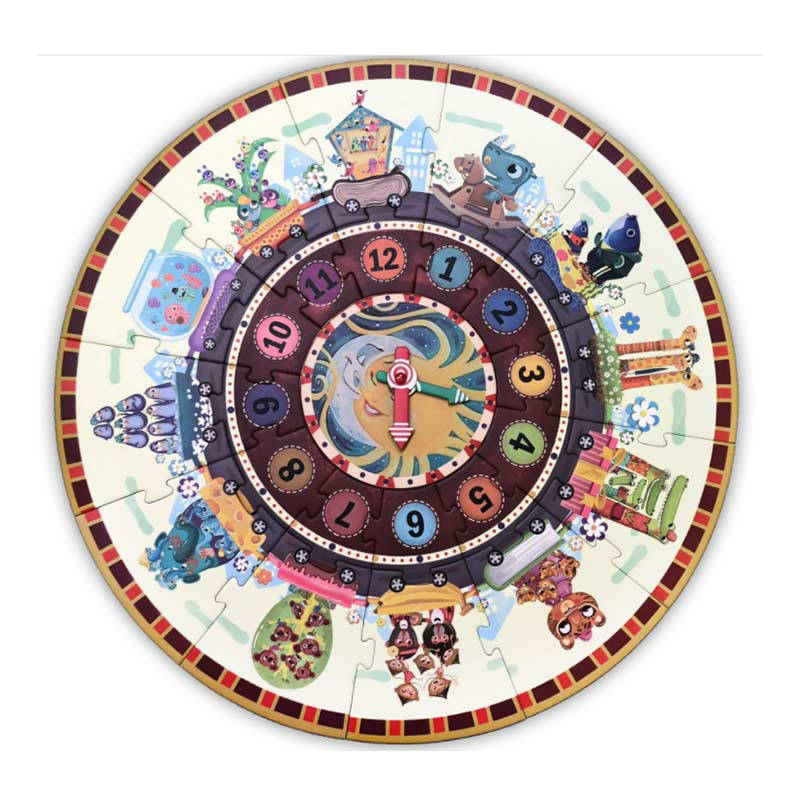 Elementary Educational Toys Kids Round Puzzles, Learn and Fun for Kids' Cognitive Learning