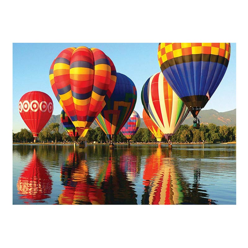 Cardboard Puzzle 1000pcs for Kids Age 12 years + and Adult Gift and Decoration Series of Buildings and Ballons