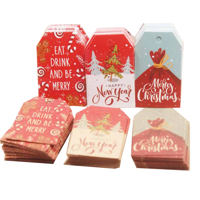 Beautiful and Colorful Blessing Christmas Tags