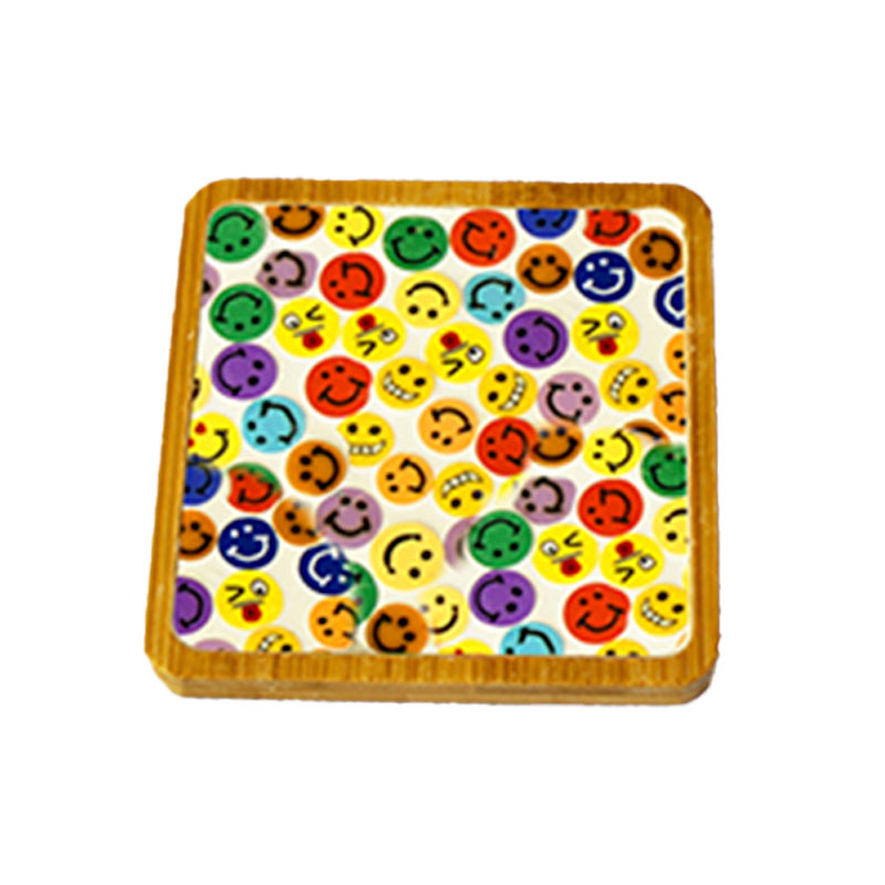  Creative Polymer Clay Adult Kids DIY Coaster,Heart Shaped, Hexagon , Round Fashion Mosaic design，Smile Flower Xmas Stickers, 