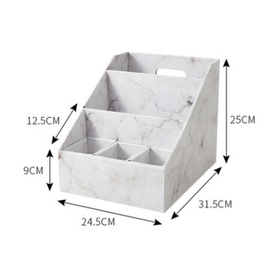Marble Texture Imitated  file holder box / book stand / desk storage paper kraft