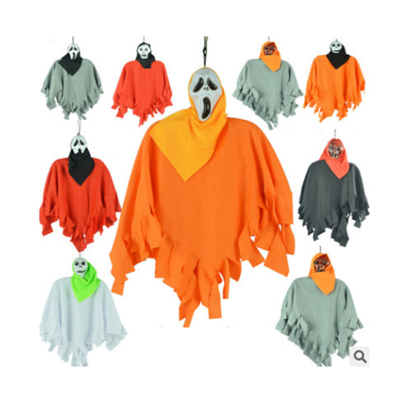 Halloween Hanging Ghost Flying Ghost for Halloween Decoration Haunted House Props Scary Skeletons Wall Decor for Indoor/Outdoor House Pub Party Decorations Supplies