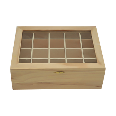 Unfinished Wooden Jewel Box with Lock Support DIY Eco Material