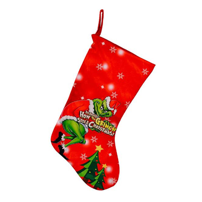 Grinch Pattern Christmas Stock  for Christmas Soft Touch Best Quality Bright Color