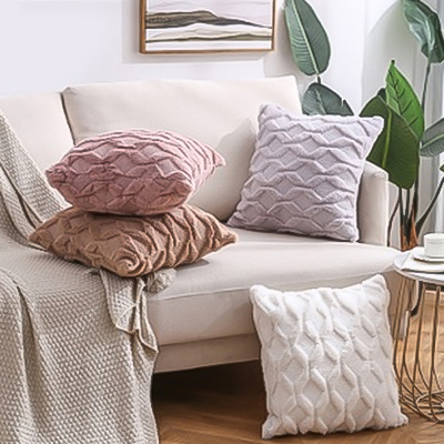 Soft Touch Cushion Cover Several Size and Colors Modern Style Support Customize for Home Decoration