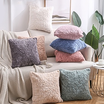 Soft Touch Cushion Cover Several Size and Colors Modern Style Support Customize for Home Decoration