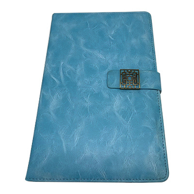 Business Notebook with Vintage Metal Hasp Chinese Style