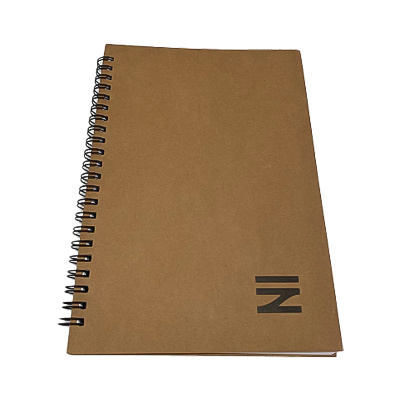 Spiral Business Notebook Kraft Paper Cover Good Quality