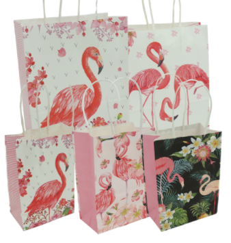 Everyday Gift Bag-Flamingos Patterns