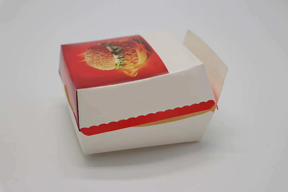 Printed paper burger box 2