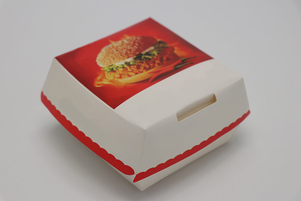 Printed paper burger box 2