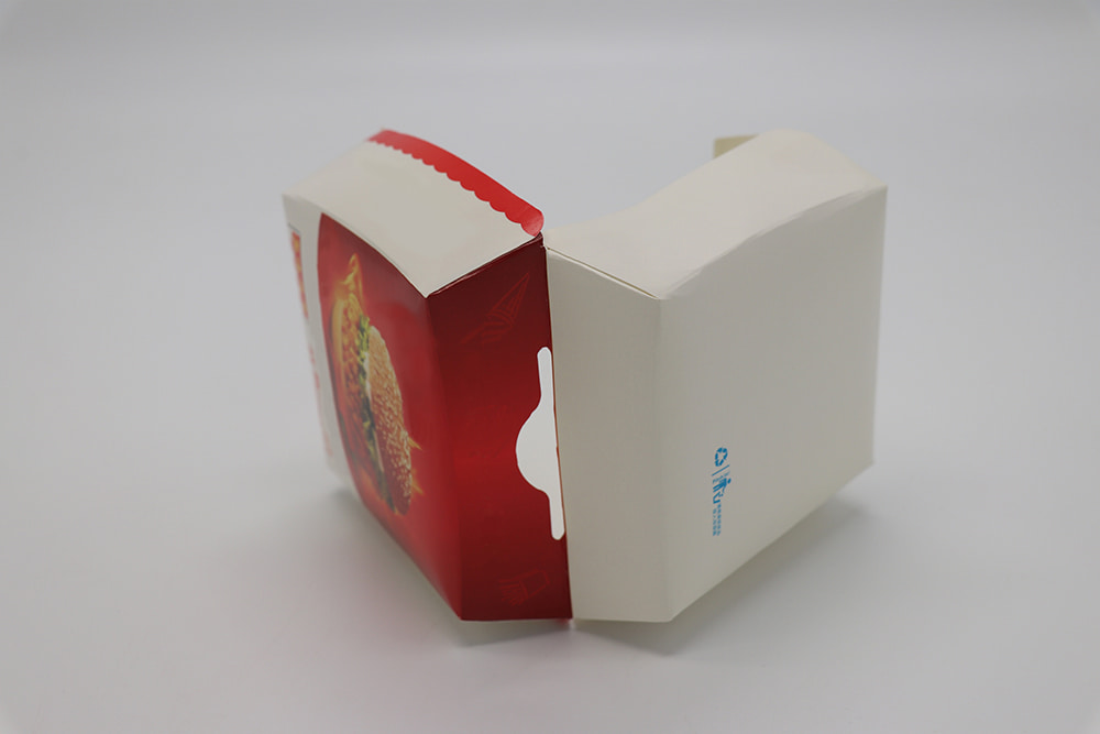 Printed paper burger box 2