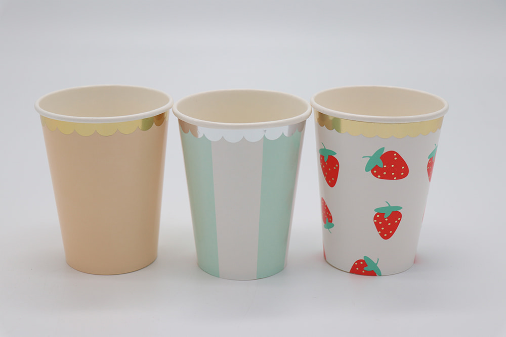 Printed paper cup set