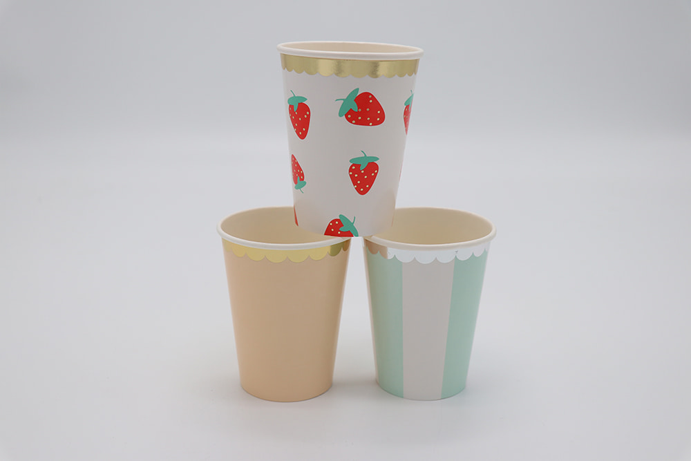 Printed paper cup set