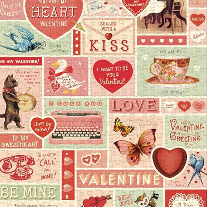 Vintage Valentine 500 Piece Puzzle